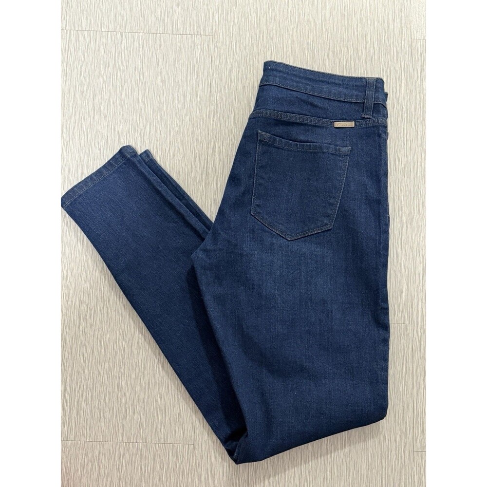 KanCan Skinny Jeans Womens 9/28 Dark Wash Stretch Mid Rise Slim Denim